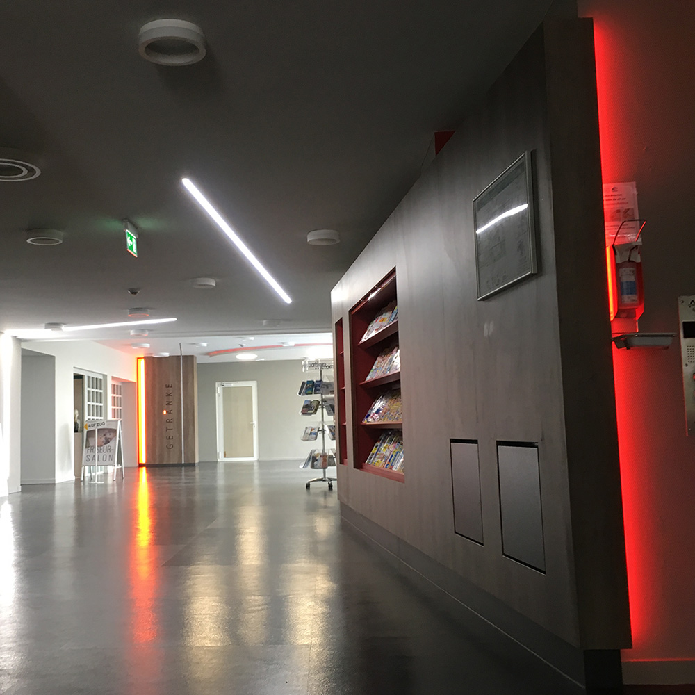 Umgestaltung des Eingangsbereichs/Foyers im Hegau-Bodensee-Klinikum (Radolfzell)